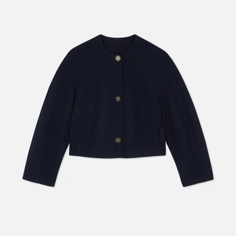 Women’s Wool-Inspired Short Coat