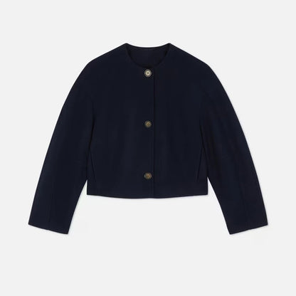 Women’s Wool-Inspired Short Coat