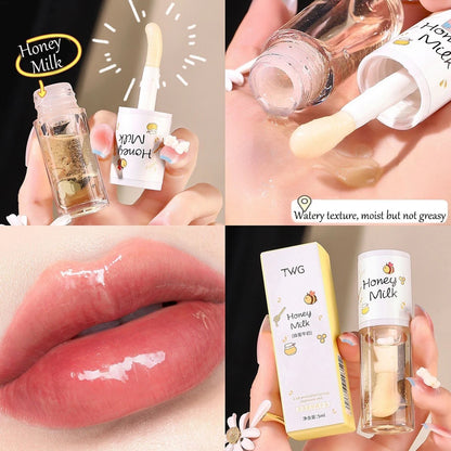 White Peach and Honey Lip Oil – Silky Hydration