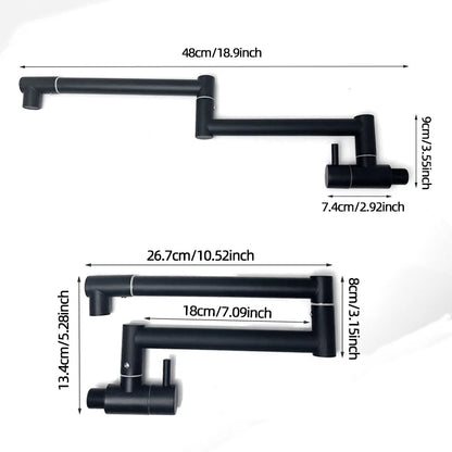 A Kitchen Faucet With a Modern and Space-Saving Design