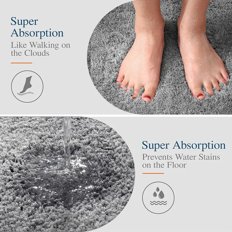 Soft Plush Non-Slip Floor Mat