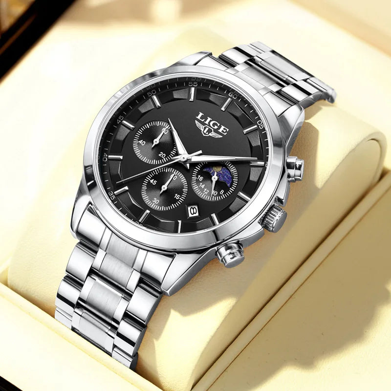Elevate Your Style: Luxury Quartz Chronograph Watch for Gentlemen
