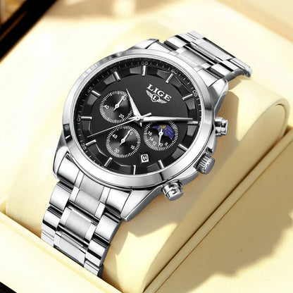 Elevate Your Style: Luxury Quartz Chronograph Watch for Gentlemen