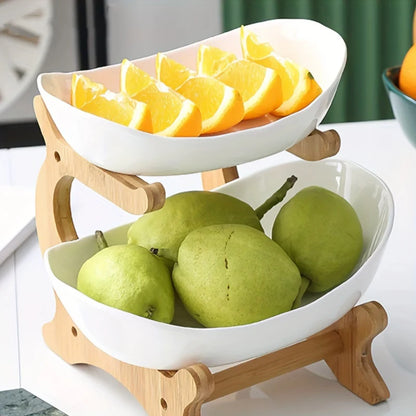 The Multi-Layer Wooden Serving Plate That Elevates Every Snack, Treat and Gathering