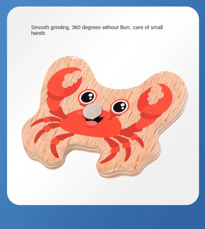 Montessori Wooden Fishing Toys for Children