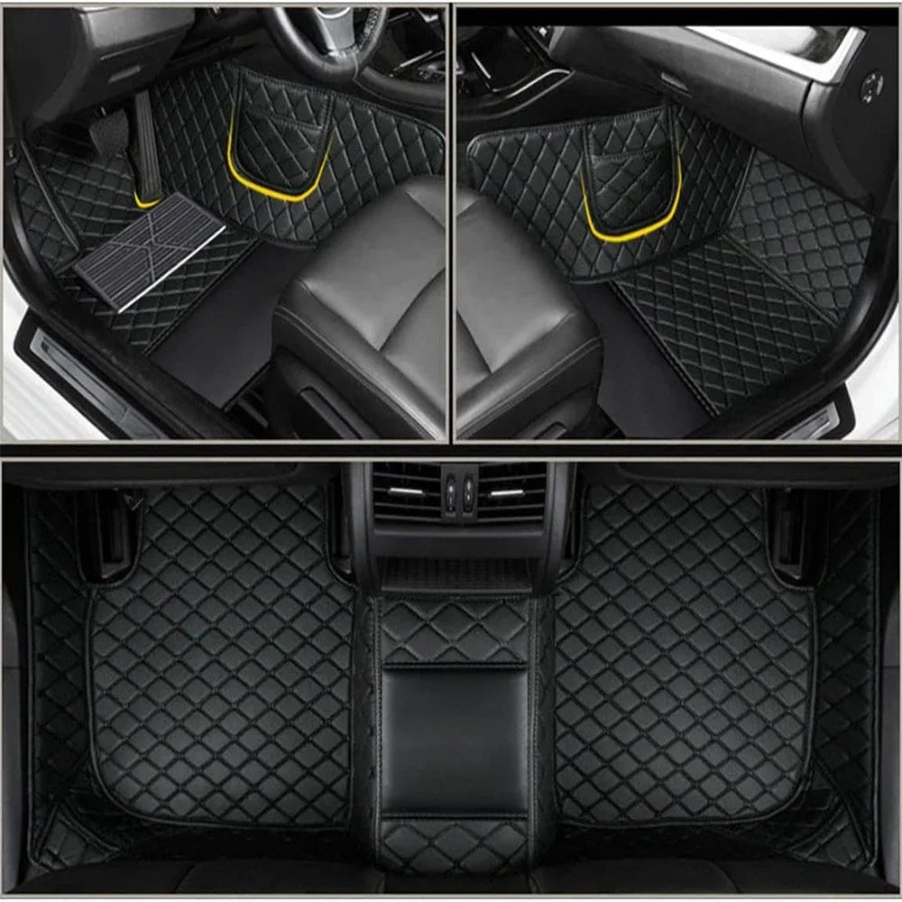 Luxury Waterproof Leather Car Floor Mats