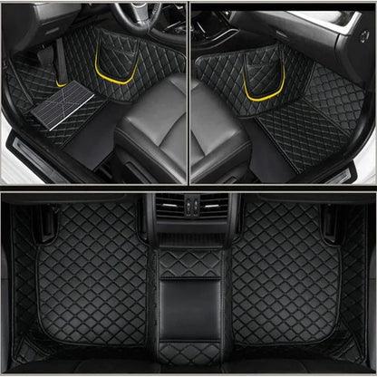 Luxury Waterproof Leather Car Floor Mats