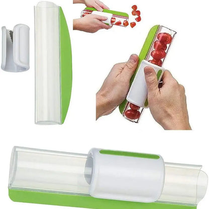 Easy Salad Fruit Cutter Tool for Tomatoes and Grapes