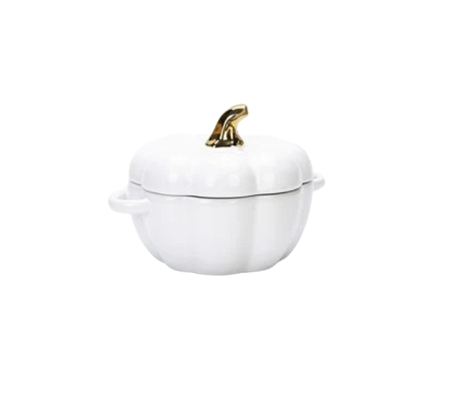 Beautiful and elegant pumpkin ceramic bowl