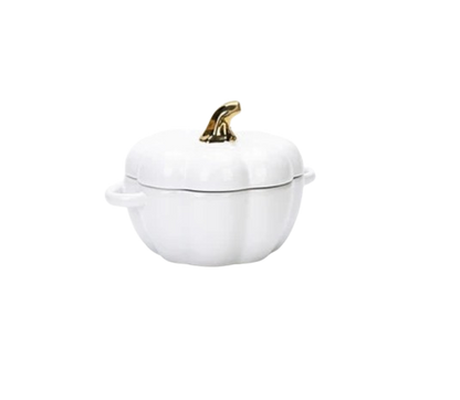 Beautiful and elegant pumpkin ceramic bowl